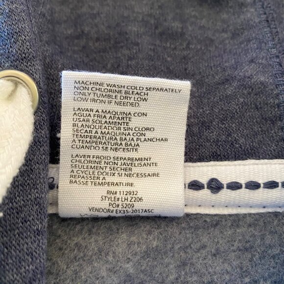 Exist Puerto Plata Dominican Republic Hoodie Jacket Size Small Blue & White New - Picture 5 of 13